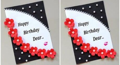 DIY Birthday card ideas very easy / Beautiful handmade Birthday greeting card for best Friend