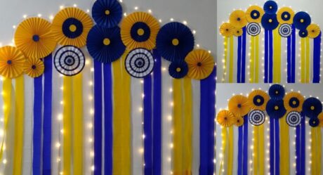 DIY EASY and AFFORDABLE BIRTHDAY DECORATION using COLORED PAPER