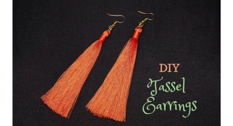 DIY Silk Thread Tassels Earrings || Handmade Earrings || DIY Jewelry || Craftastic