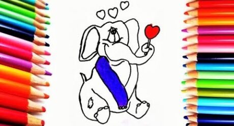 Draw and Color Elephant – Drawings of Love – Draw and Color Elephant – Drawings of Love –