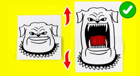 Dibujo SORPRESA – Como Dibujar un PERRO Animado ABREBOCAS – Perro con dientes – Easy Art