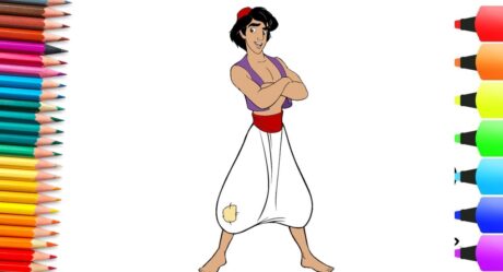 Drawing Aladin cartoon very easy | Cool Aladin drawing | Aladin Sketch