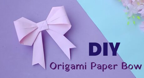 Easy Paper Bow | Origami – How to fold a paper Bow/Ribbon ︎ Paper Kawaii
