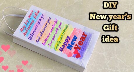 Gift idea for New year 2022 using white paper | Easy Handmade gift ideas|New year paper crafts #diy