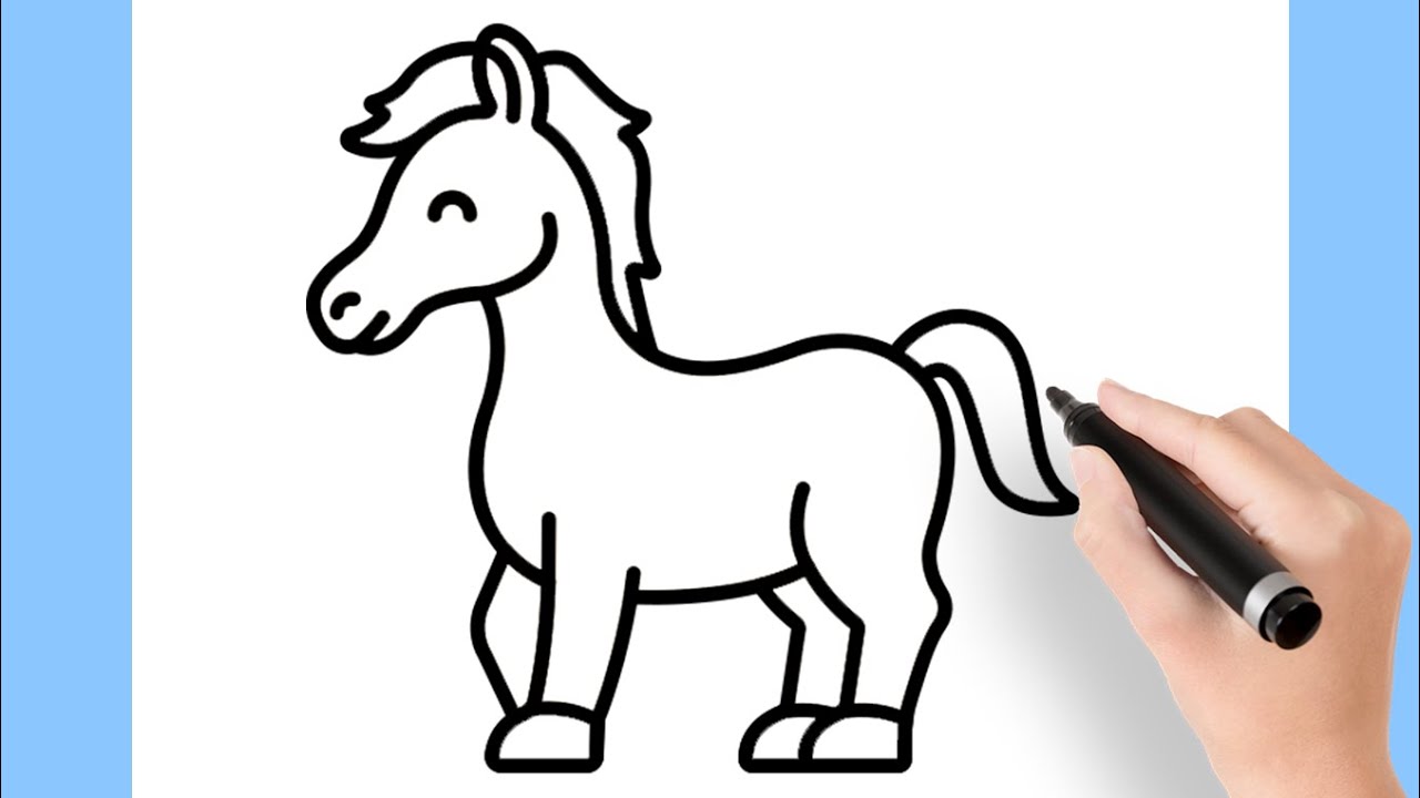 Cómo se dibuja un caballo