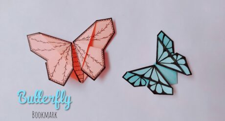 Handmade Origami Butterfly Bookmark | Paper Craft