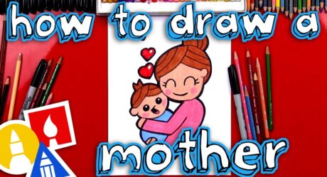 Cómo dibujar una madre abrazando a un bebé