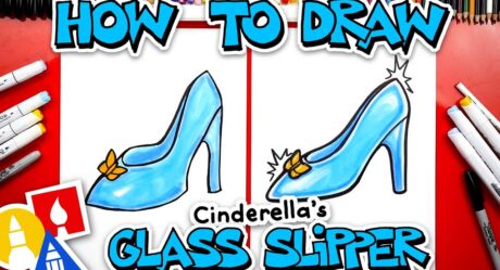 How To Draw Cinderella's Glass Slipper