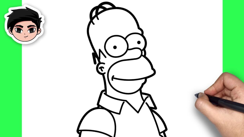 How To Draw Homer Simpson | The Simpsons - Easy Step By Step Tutorial