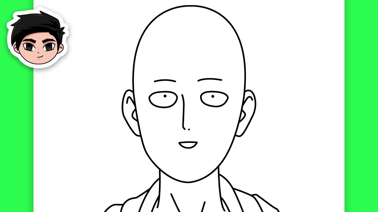 How To Draw Saitama OnePunch Man Easy Step By Step