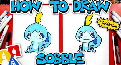 Cómo dibujar Pokémon Sobble de Sword and Shield