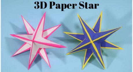 How To Make 3D Paper Star ? DIY Christmas Decorations | Easy Paper Crafts