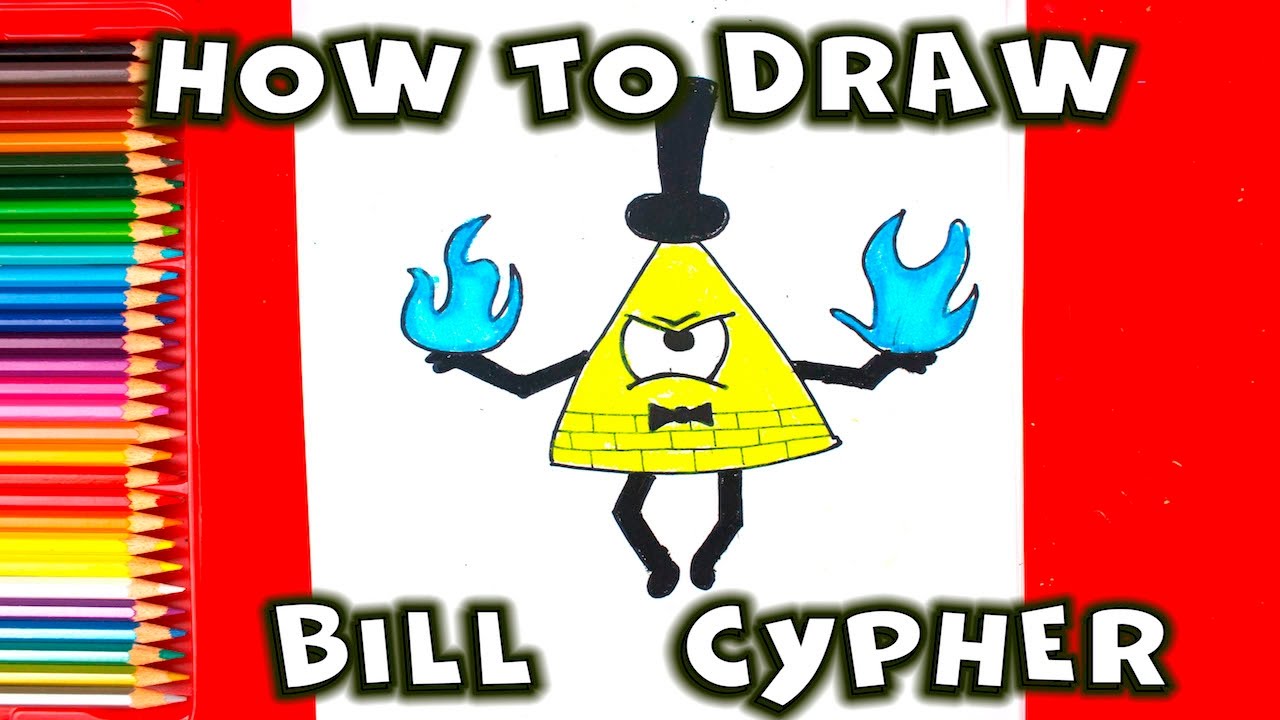 How To Draw Bill Cipher From Gravity Falls Easy Things To Draw