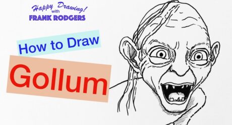 How to Draw Gollum. Movie Monsters #4 Live Illustration with Frank Rodgers