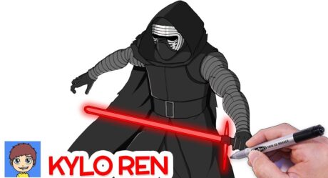 How to Draw Kylo Ren – Star Wars Drawing