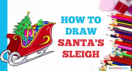 How to Draw Santa's Sleigh in a Few Easy Steps: Drawing Tutorial for Beginner Artists