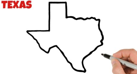 How to Draw Texas Map