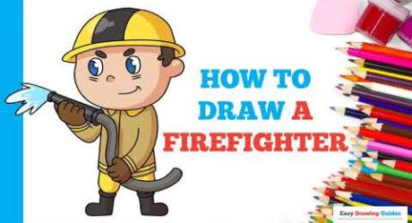 Cómo dibujar un bombero en unos sencillos pasos: Tutorial de dibujo para artistas principiantes