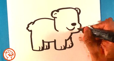 How to Draw a Polar Bear – Easy Pictures to Draw