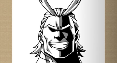 Como dibujar ALL MIGHT (My Hero Academia) paso a paso, FACIL