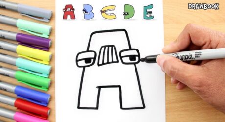 How to draw ALPHABET LORE (A-Z) | All Letters