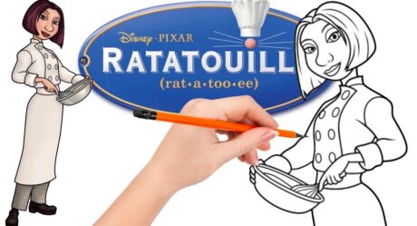 How to draw – Colette Tatou knows her way around the kitchen – Ratatouille