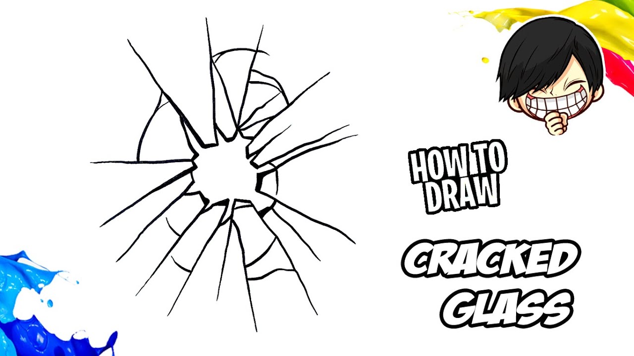 How to draw Cracked Glass