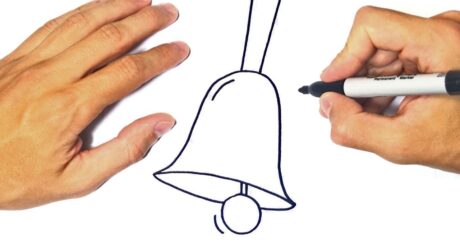 How to draw a Bell for kids | Bell Easy Draw Tutorial