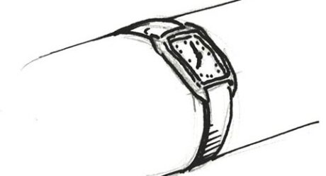 Cómo dibujar un reloj de mujer muy fácil