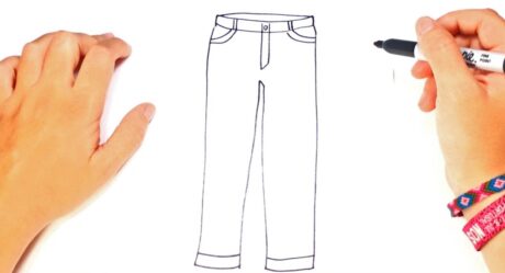 How to draw a Trousers or Pants Step by Step | Easy drawings