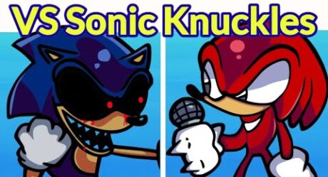 How to draw fnf SONIC Knuckles Halloween | Drawing Friday night Funkin' mods