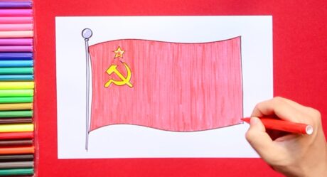 Cómo dibujar la bandera de la URSS / Unión Soviética