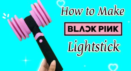 How to make Blackpink Lightstick at home / diy blackpink lightstick / Paper Craft / girl crafts