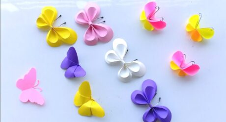 How to make Origami paper butterflies | Easy craft | DIY crafts