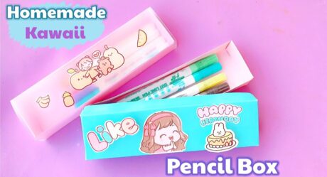 How to make paper pencil Box | 3-Step Pencil Box | Easy Origami Box Tutorial | School Supplies #DIY