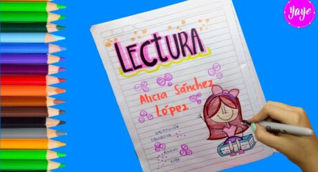 IDEAS TO MARK YOUR NOTEBOOKS-How to draw a reading cover-Yaye