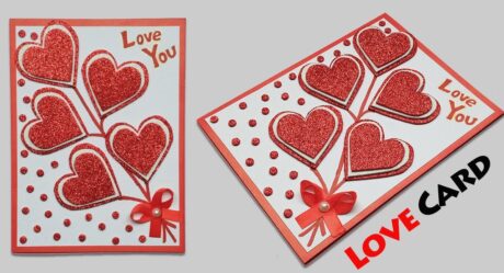 Love Greeting Card | Love Greeting Cards Latest Design Handmade | I Love You Card Ideas 2021 | #401