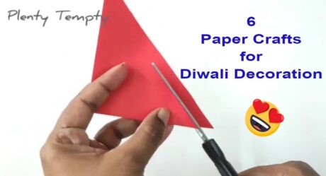 Paper Crafts for Diwali Decoration / DIY Diwali Decoration Ideas At Home / Diwali Craft Ideas