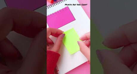 Sticky Note decoration ideas #shorts #youtubeshorts