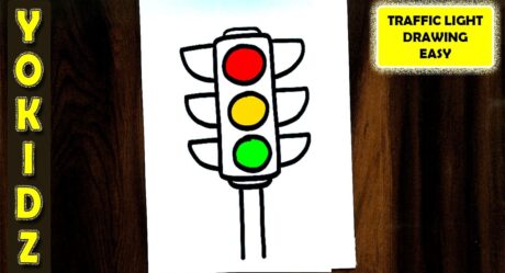 TRAFFIC LIGHT DRAWING EASY #TrafficLights #Drawing