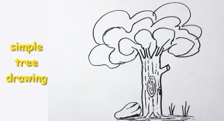 Tree cool easy whiteboard drawing videos| How to draw a simple tree with dry erase marker