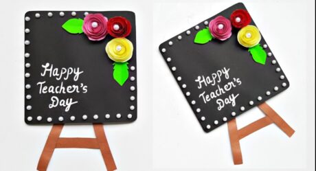 Very easy : How to make Teacher's Day greeting card//DIY Beautiful Handmade Happy Teachers Day card