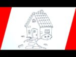 dessin facile | comment dessiner une maison facile | dessin kawaii | dessins facile a faire