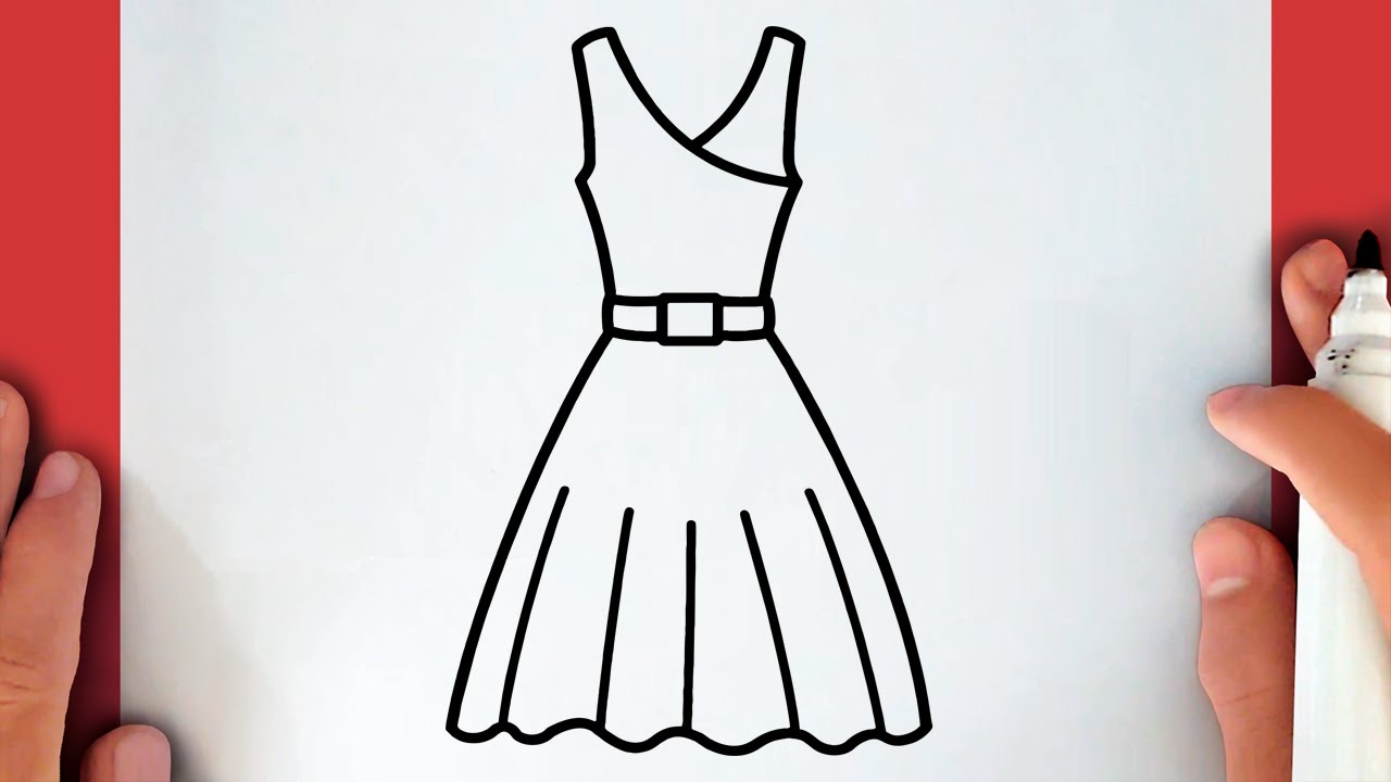 HOW TO DRAW A DRESS