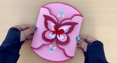 Butterfly pop-up birthday card | Easy birthday card