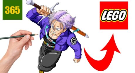 COMMENT DESSINER TRUNKS STYLE LEGO – Comment dessiner Dragon Ball Super style lego