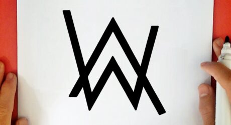 HOW TO DRAW THE ALAN WALKER LOGO