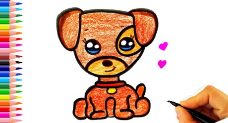 Çok Kolay Sevimli Köpek Çizimi – Kolay Çizimler – Köpek Çizimleri