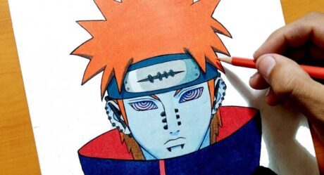 How to Draw PAIN Nagato from Naruto STEP BY STEP || How to draw Pain
