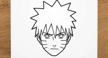 How to draw NARUTO step by step, easy AND fast